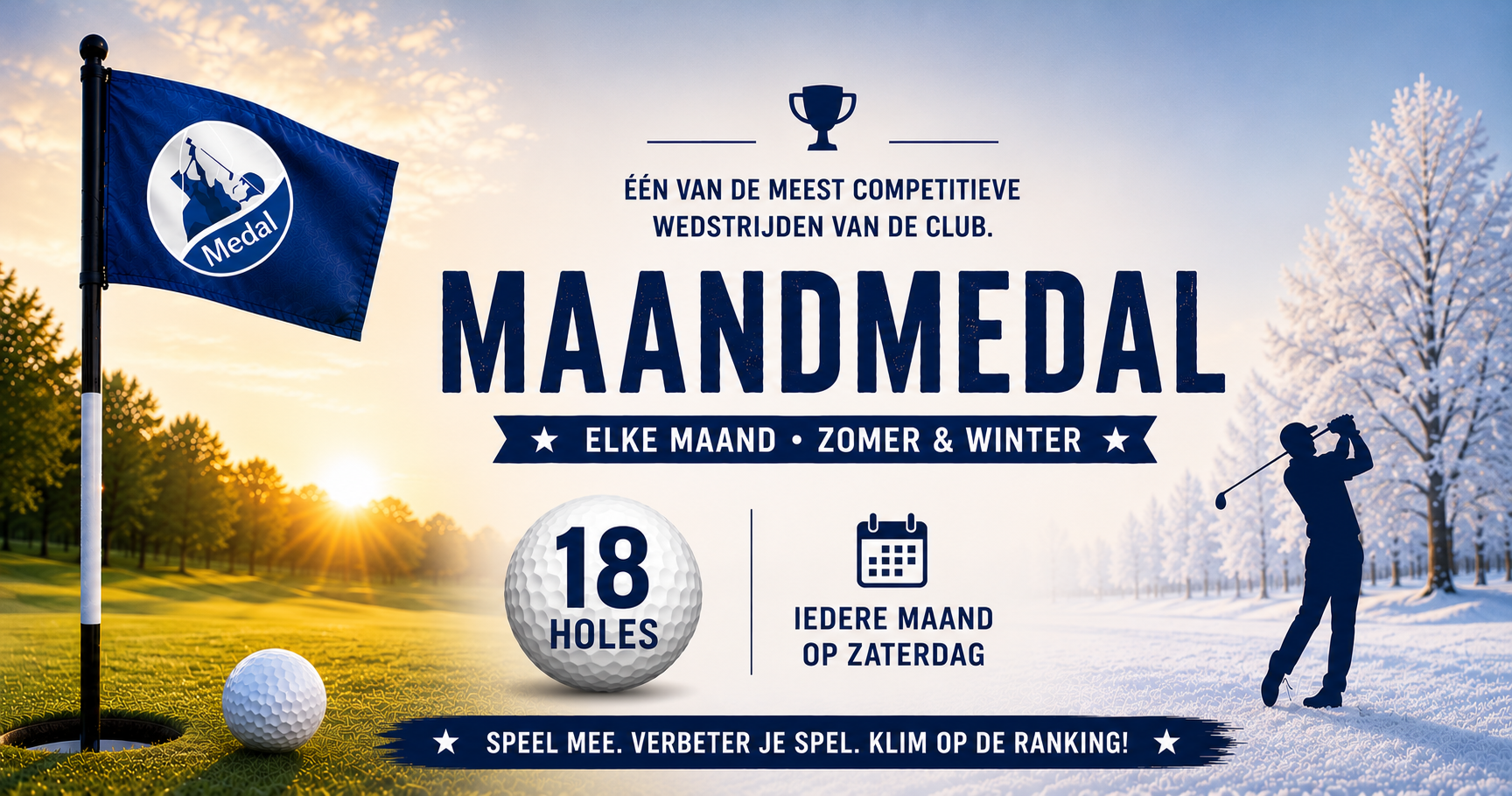 Maandmedal golfwedstrijd